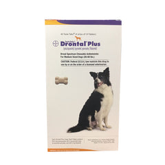 Rx Drontal Plus 68mg x 40 taste tablets