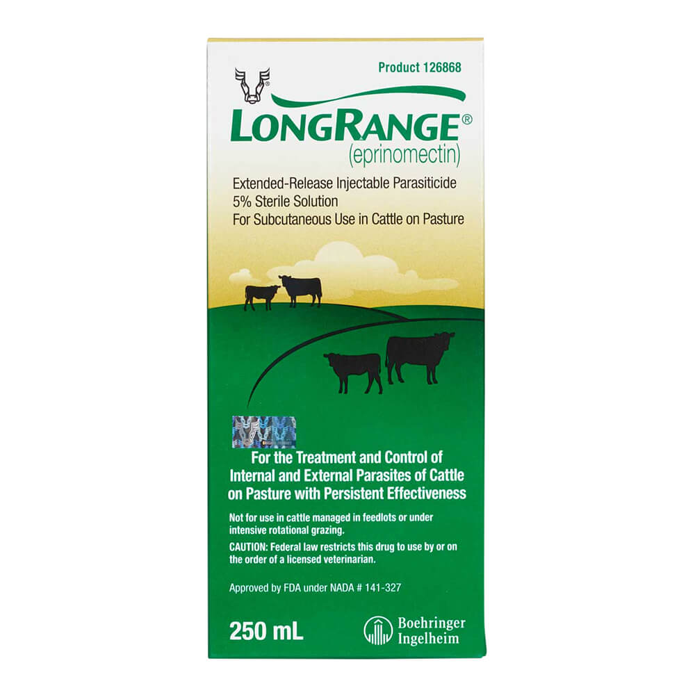 Rx LongRange ERI Injectible Dewormer, 250ml
