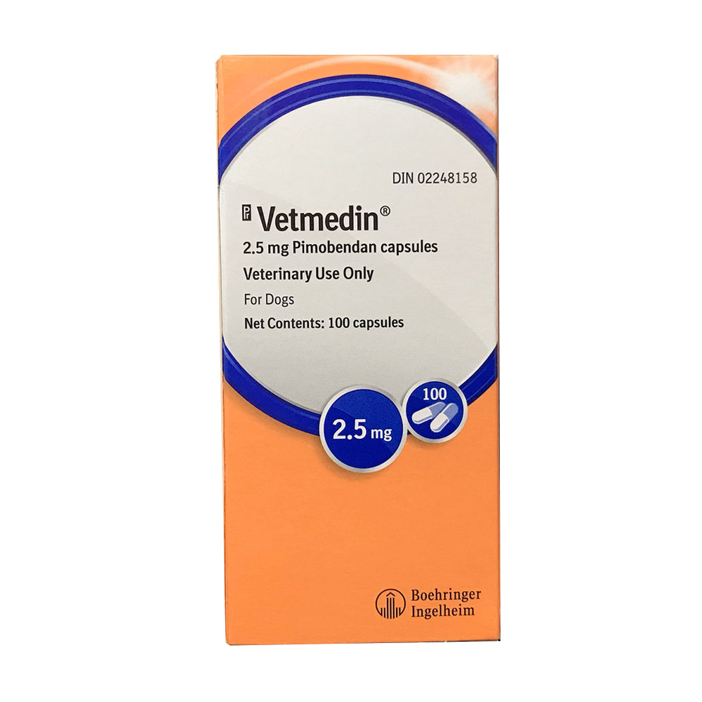 Rx Vetmedin 2.5mg x 100 capsules