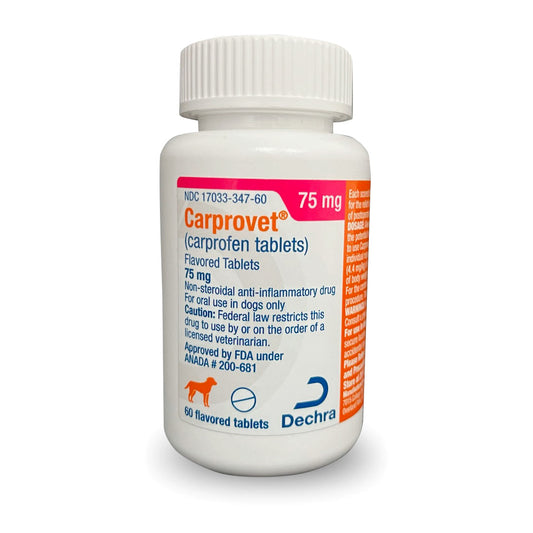 Rx Carprovet Flavored Tablets 75 mg, 60 ct