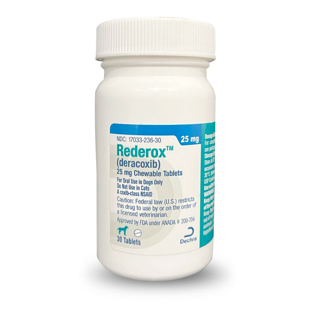 Rx Rederox (deracoxib) 25mg Chewable Tablets, 30ct