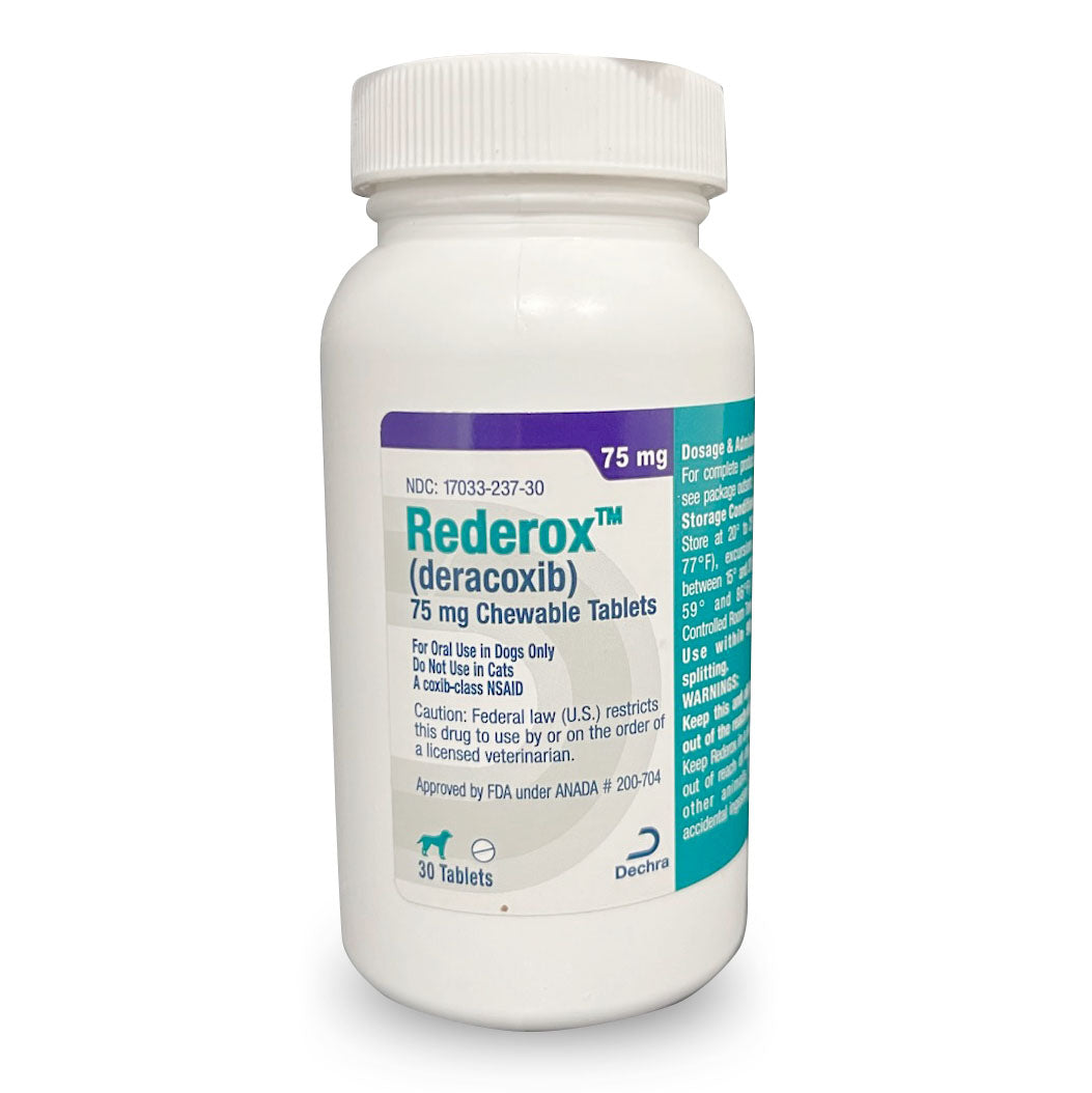 Rx Rederox (deracoxib) 75mg Chewable Tablets, 30ct