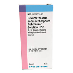 Rx Dexamethasone opth solution 0.1%  x 5ml bottle