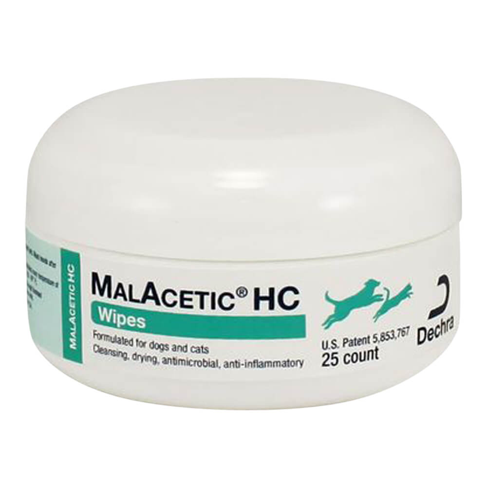 MalAcetic HC Wipes Rx  25 ct
