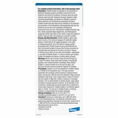 Rx Credelio Quattro Chewable Tablets for dogs, 50.1-100lbs 6 chewable tabs