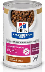 Rx Hill's Prescription Diet Gastrointestinal Biome Chicken & Vegetable Stew Wet Dog Food 12.5 oz, Case of 12 cans