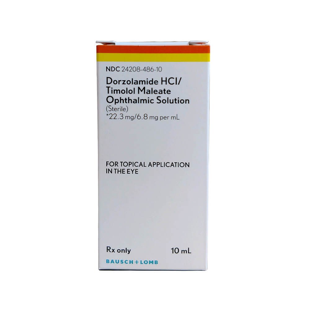 Rx Dorzolamide-Timolol 22.3mg/6.8mg x10ml opth solution