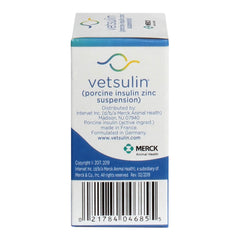 Rx Vetsulin 40 units/ml injectable x 10 ml bottle