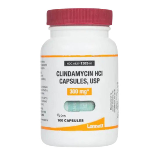 Clindamicina Rx 300 mg x 100 cápsulas
