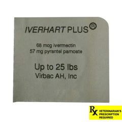 Rx Iverhart Plus 0-25lbs x 1 tablet
