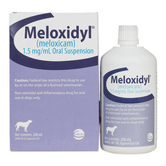 Rx Meloxidyl 1.5mg/ml suspension x 200ml bottle