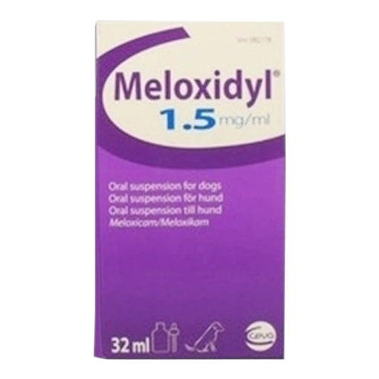 Rx Meloxidyl 1.5mg/ml suspension x 32ml bottle