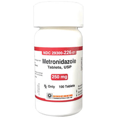 Rx Metronidazole 250mg x 100 tablets