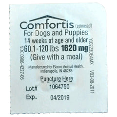 Rx Comfortis 60.1-120 رطل للكلاب × قرص واحد