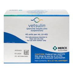 Rx Vetsulin 40u/ml 2.7ml, 10pk