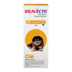 Rx Bravecto top Dog 112.5mg 4.4-9.9lbs x 1 tube