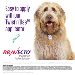 Rx Bravecto top Dog 112.5mg 4.4-9.9lbs x 1 tube