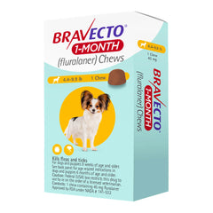 Rx Bravecto 1 month  4.4-9.9lbs x 1 tablet