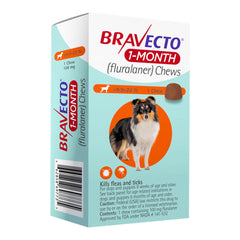 Rx Bravecto 1 month 9.9-22lbs x 1 tablet