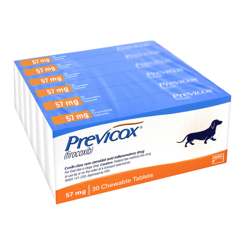 Rx Previcox 57 mg 6 x 30 ct blister