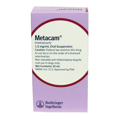 Rx Metacam oral suspension 1.5 mg/ml x 32 ml bottle