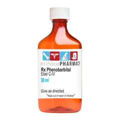 Rx Phenobarbital Elixir C-IV 20mg/5ml, 30ml