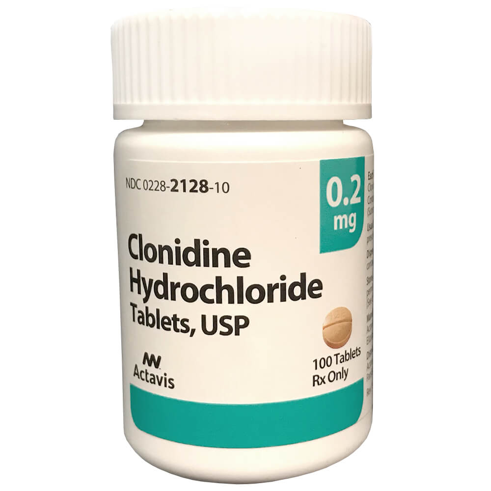 Rx Clonidine 0.2 mg x 100 tablets