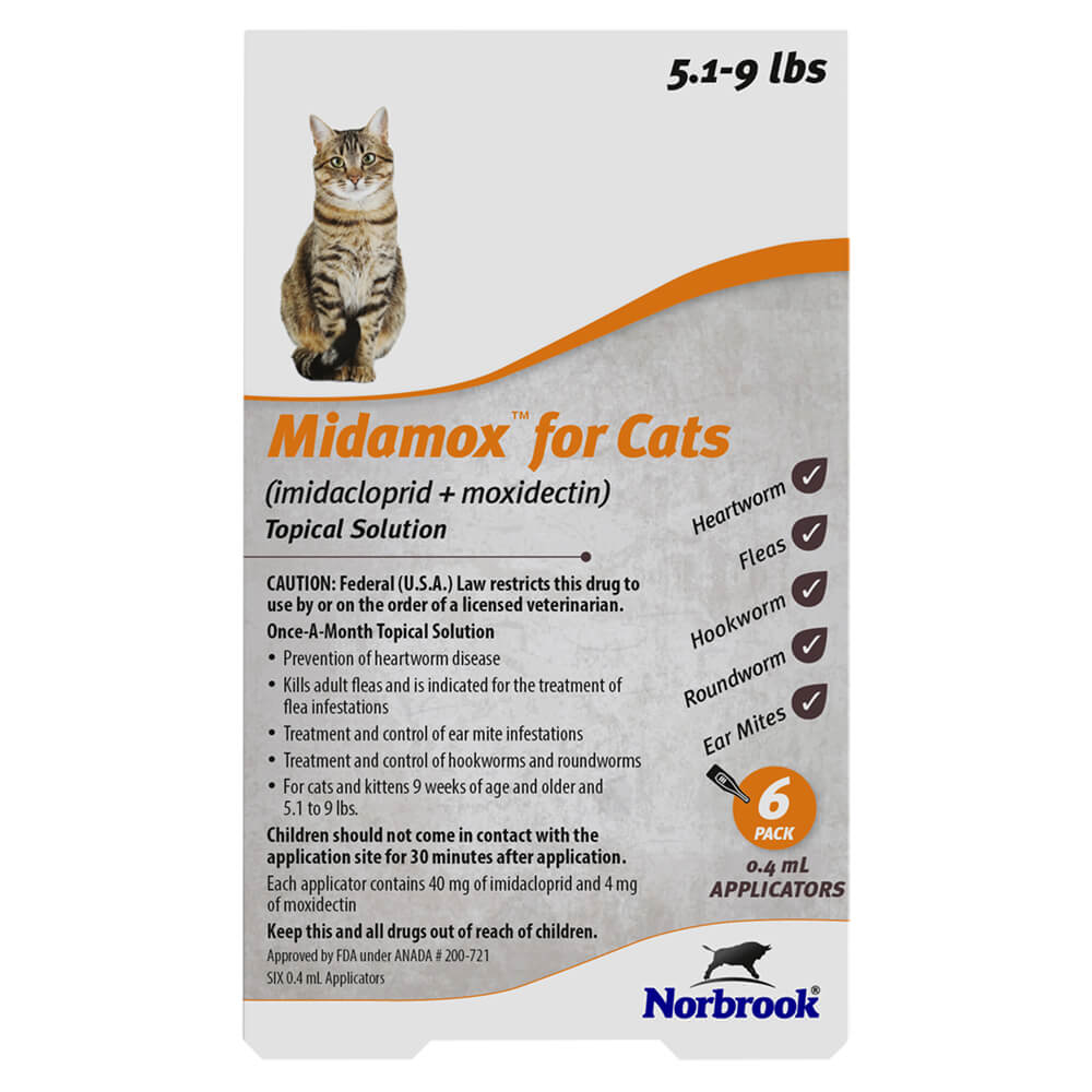 Rx Midamox Small/Medium Cat