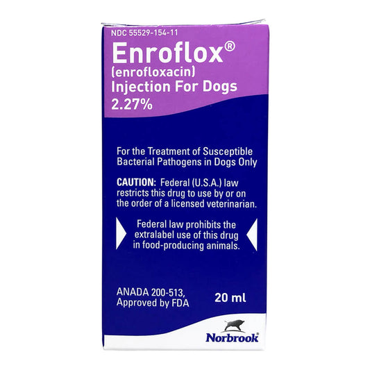 Rx Enroflox Injection 22.7mg/ml x 20 ml vial