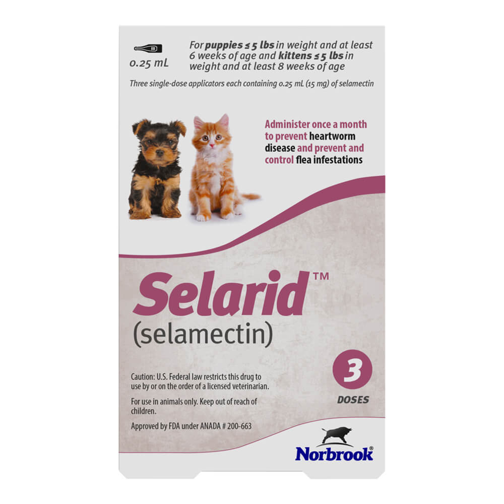Rx Selarid feline 0-5lbs x 3 months