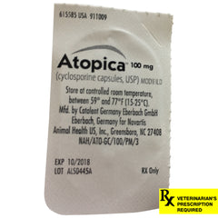 Rx Atopica 100mg x 1 capsule