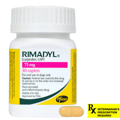 Rx Rimadyl Caplets  75 mg x 30 ct