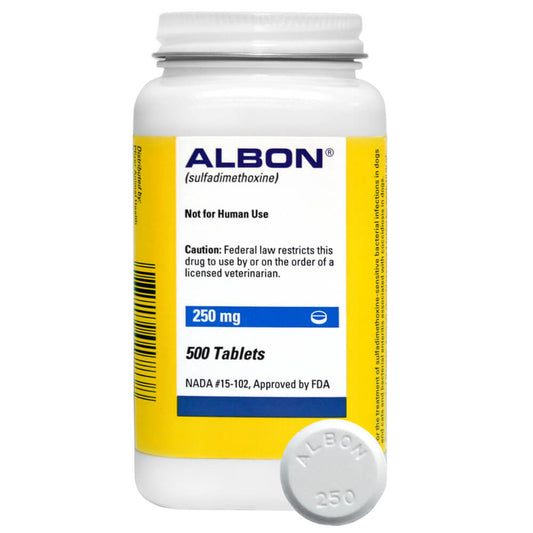 Rx Albon 250mg x 500 tablets