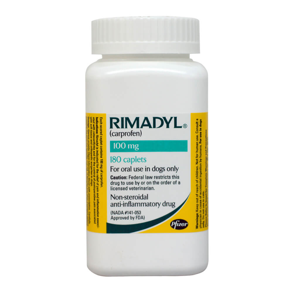 Rx Rimadyl Caplets  100 mg x 180 ct