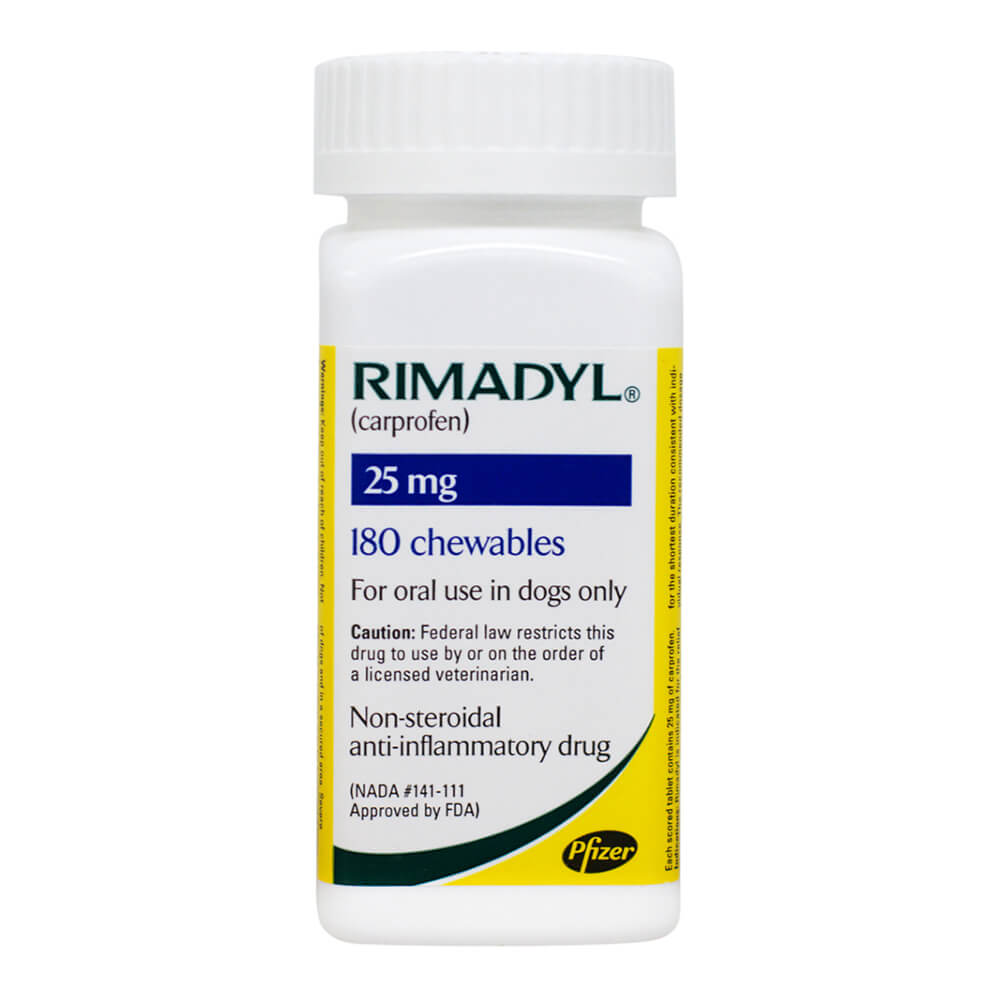 Rx Rimadyl 25mg x 180 chewable tablets