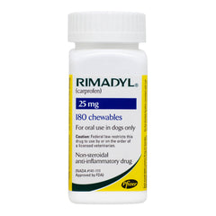 Rx Rimadyl 25mg x 180 chewable tablets