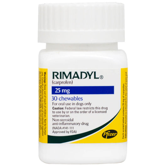 Rx Rimadyl 25mg x 30 chewable tablets
