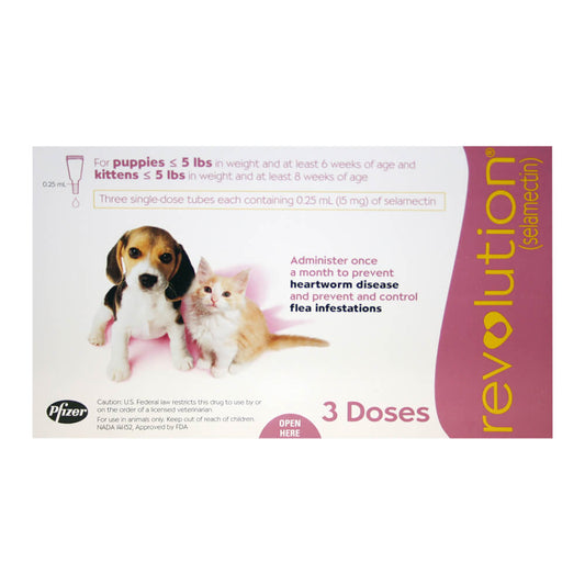 Rx Revolution feline 0-5lbs x 3 month
