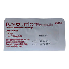 Rx Revolution canine 20.1-40lbs x 1 month