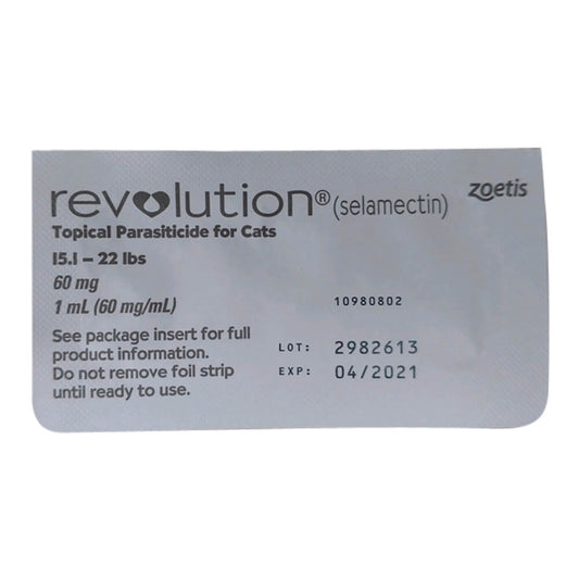 Rx Revolution feline 15.1-22lbs x 1 month
