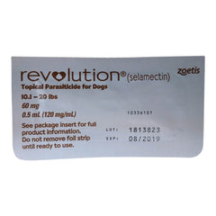 Rx Revolution canine 10.1 -20lbs x 1 month