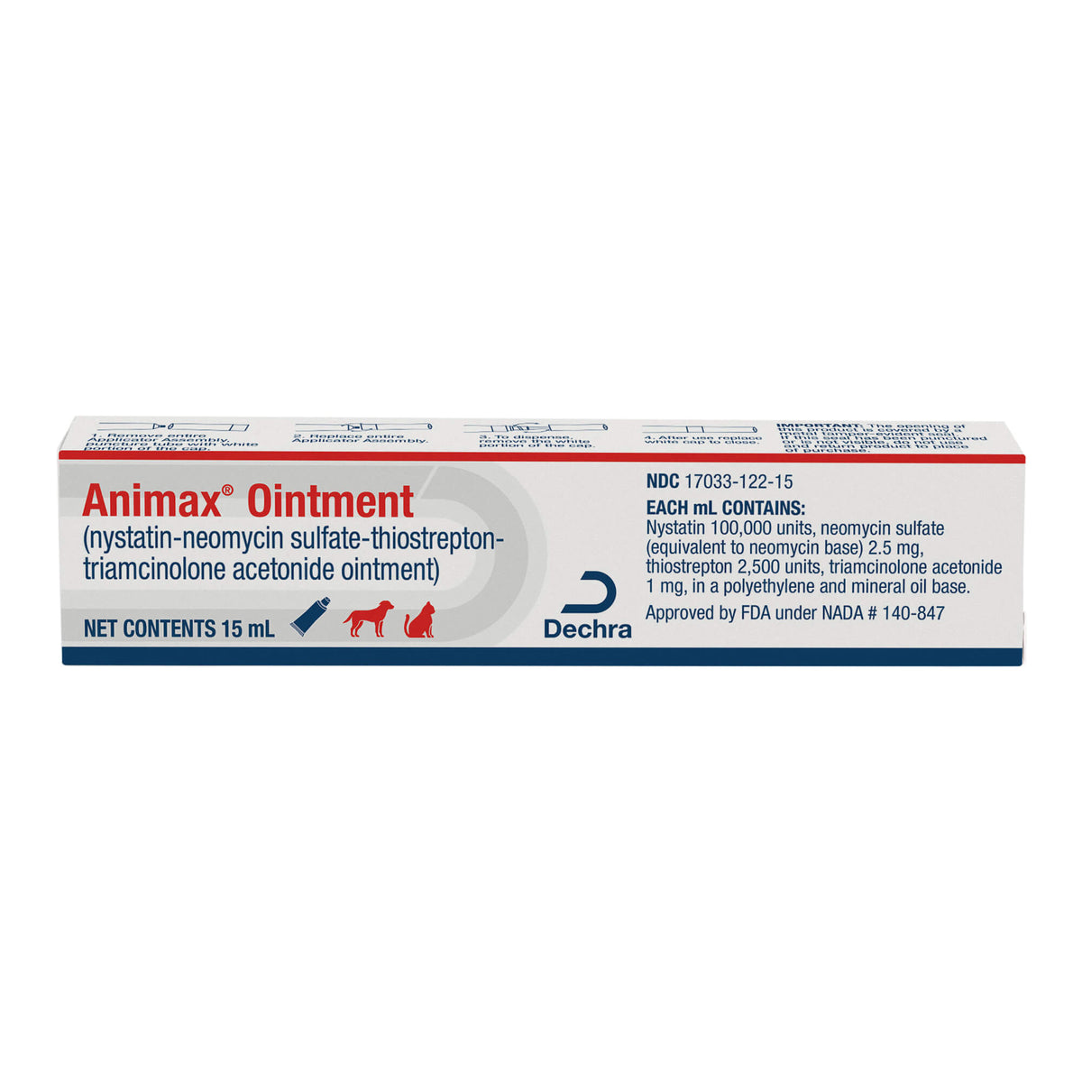 Rx Animax ointment x 15 ml tube