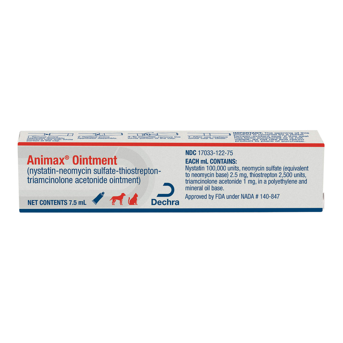Rx Animax ointment x 7.5ml tube