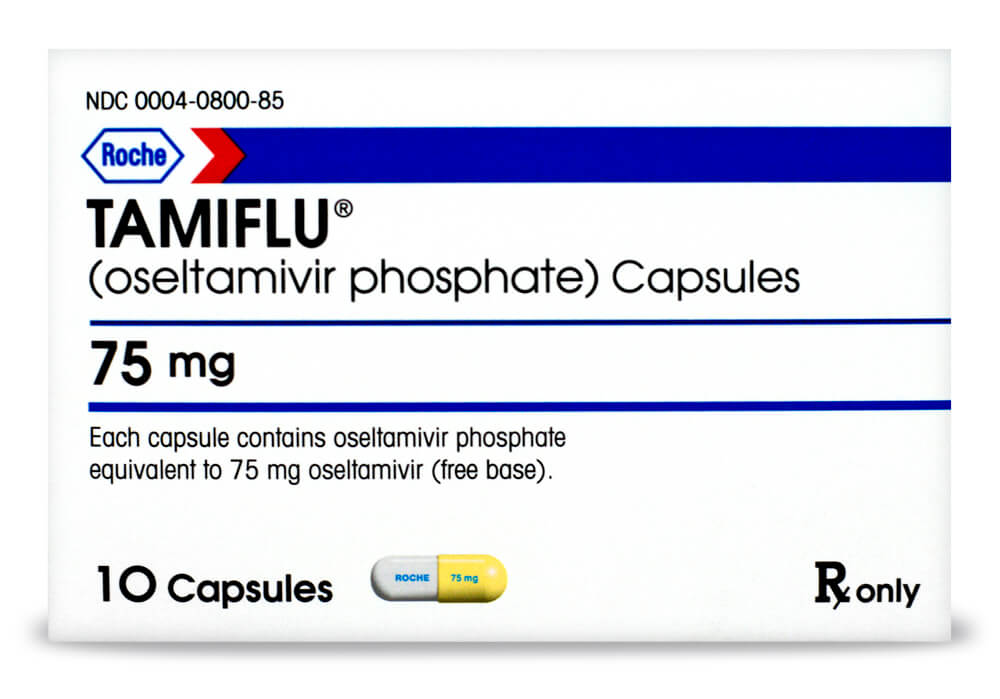 Rx Tamiflu 75mg x 10 capsules