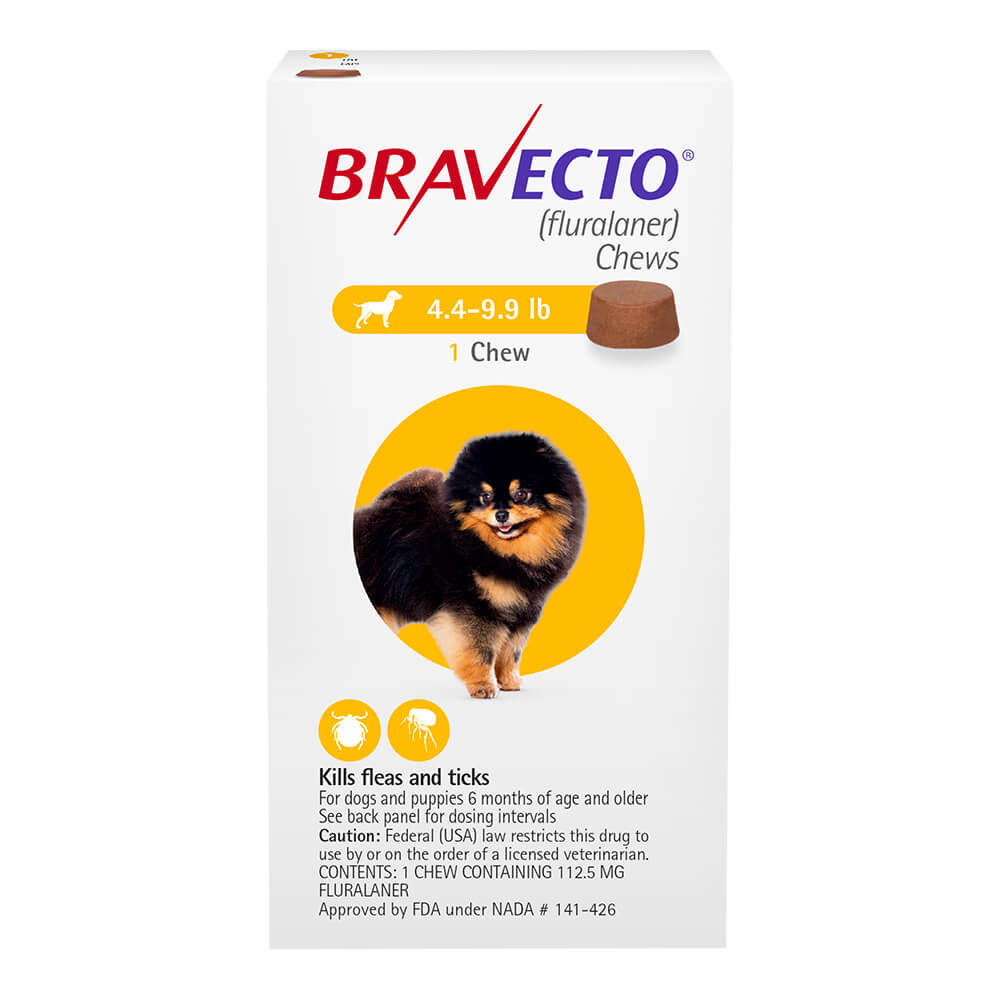 Rx Bravecto 4.4-9.9 رطل × 1 مضغ