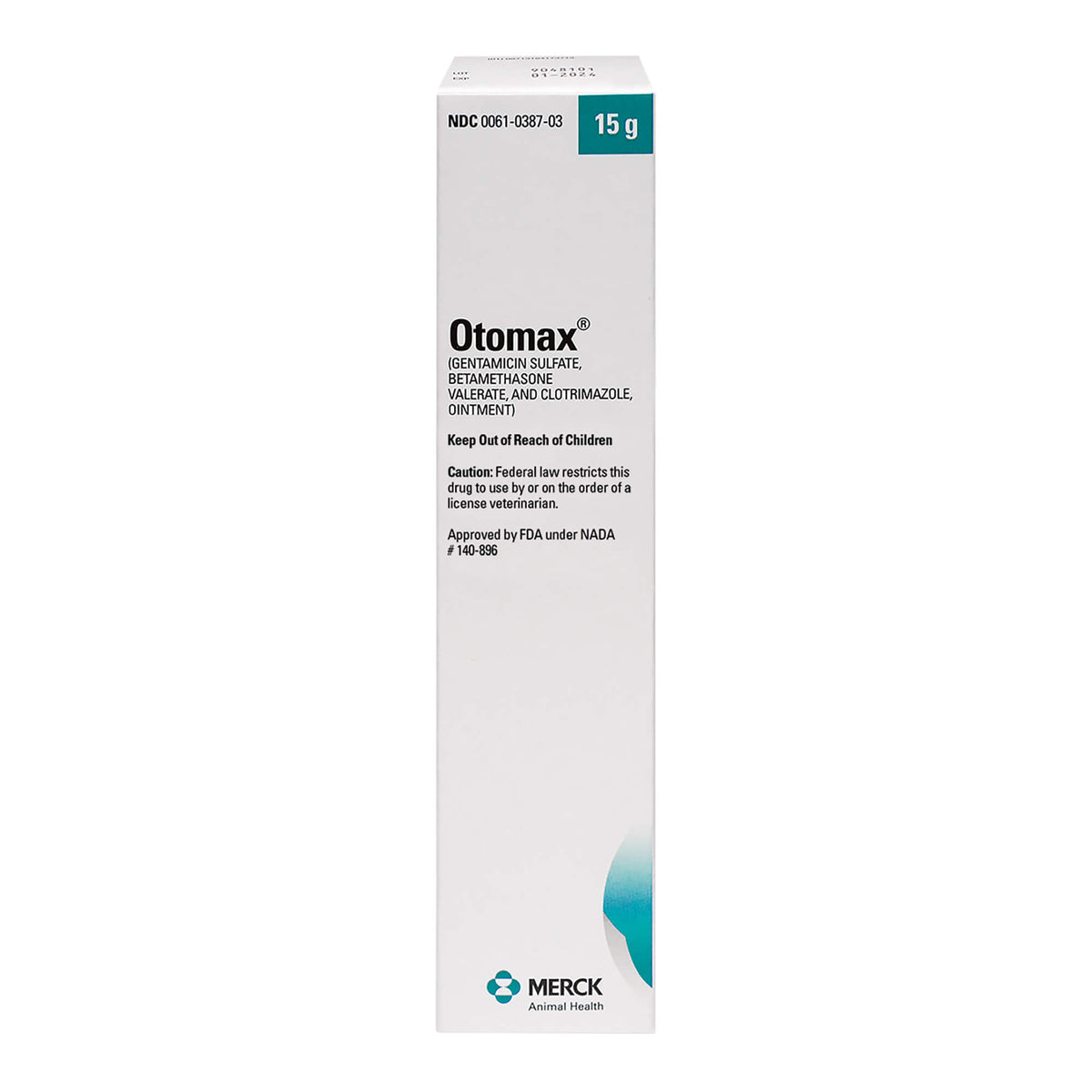 Rx Otomax ointment x 15 gm bottle