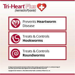 Rx Tri-heart plus 26-50 green single tab