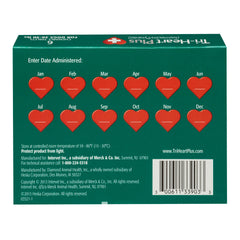 Rx Tri-Heart Plus 26-50 رطلاً (أخضر) × 6 أقراص