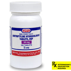 Rx Amitriptyline 50 mg x 100 tablets