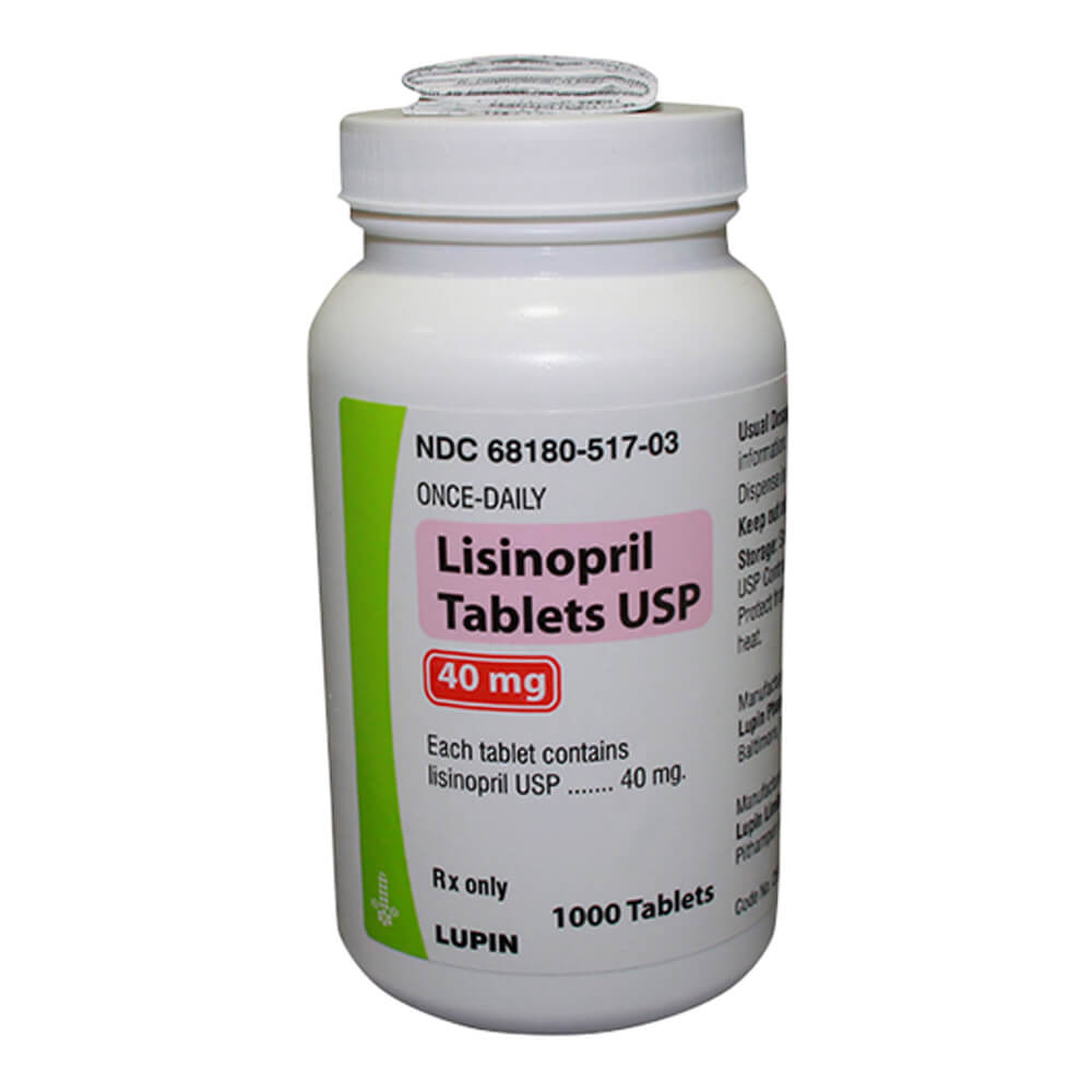 Rx Lisinopril 40mg tablet 100ct